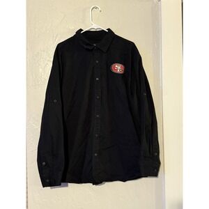 NFL San Fransisco 49er's x Darius Rucker Black Button Down Long Sleeve XXL EUC